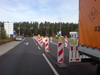 Absicherung von Baustellen